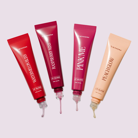 Venom Vibrant Hydrating Lip Gloss: Long-Lasting Shine, Non-Sticky Fruit Flavours