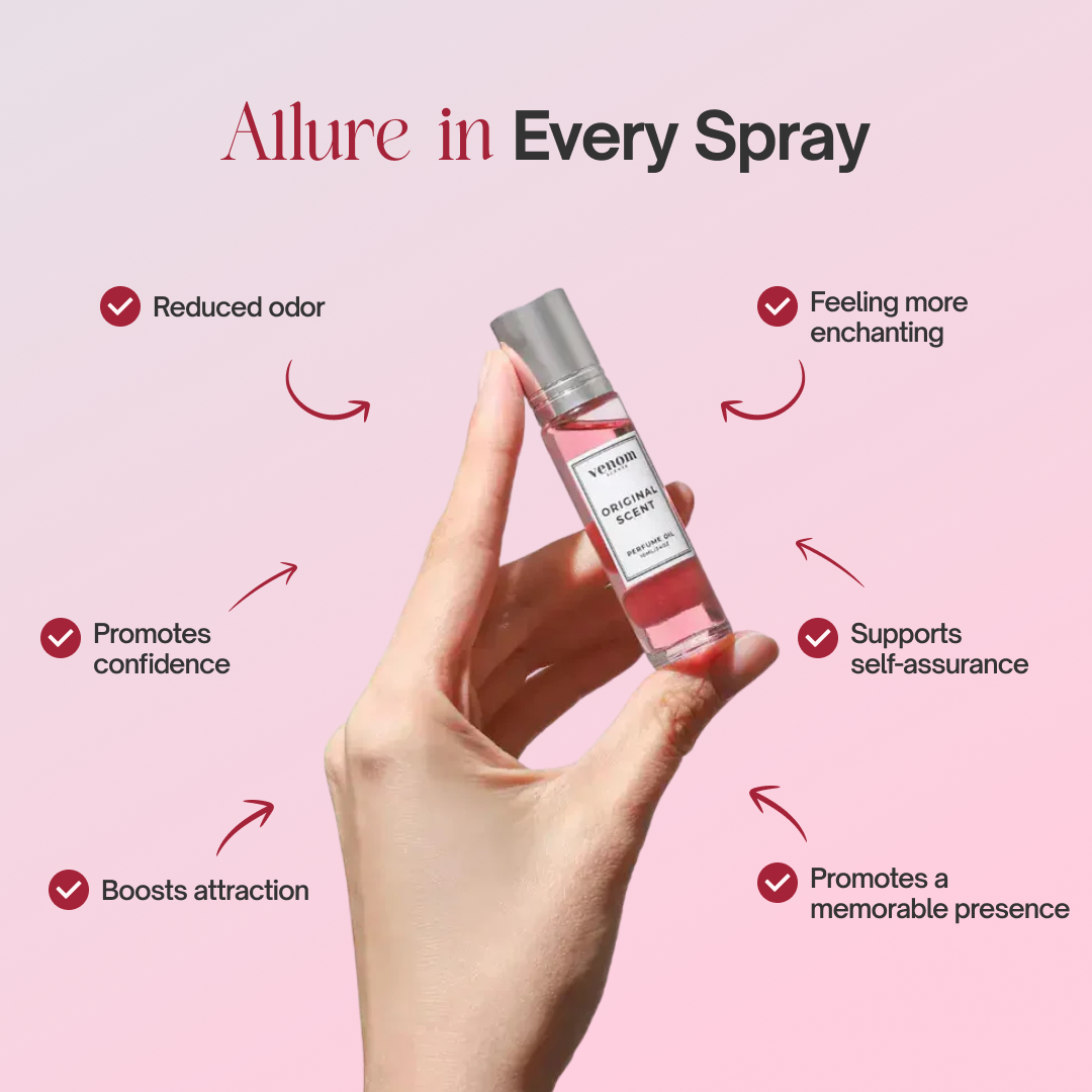 Venom Scents Pheromone Perfume Roll-On Collection for Women, Long-Lasting Attraction