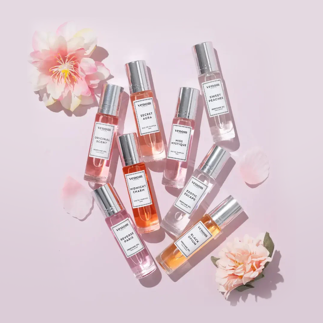 Venom Scents Pheromone Perfume Roll-On Collection for Women, Long-Lasting Attraction